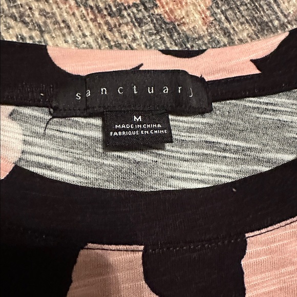 Anthropologie Sanctuary Floral Top Short Sleeve - Picture 3 of 5